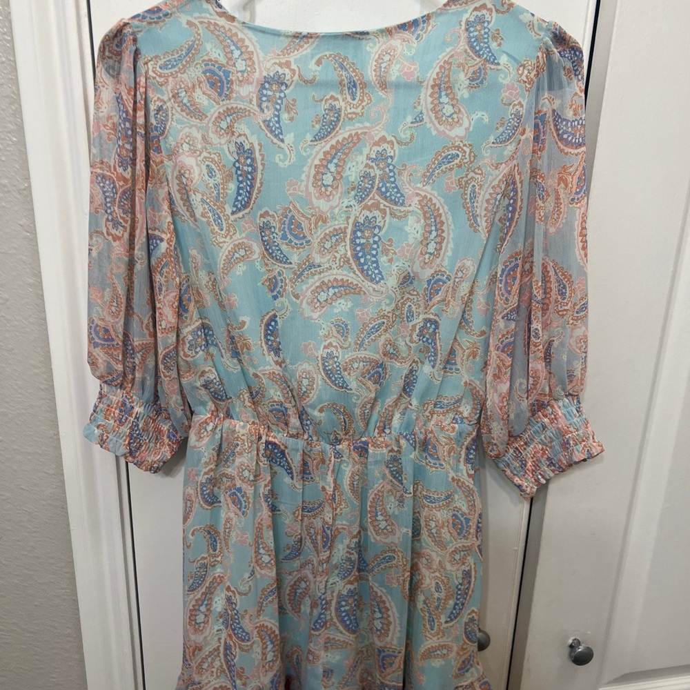 Pretty Paisley Spring Dress Small - Picture 5 of 6